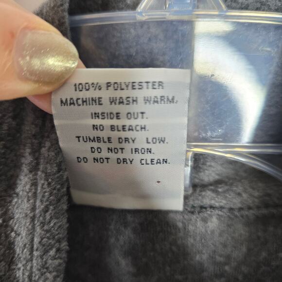 Women's United States Olympic Committee USA Gray Fleece Full Zip Vest Sz Medium - Picture 4 of 7